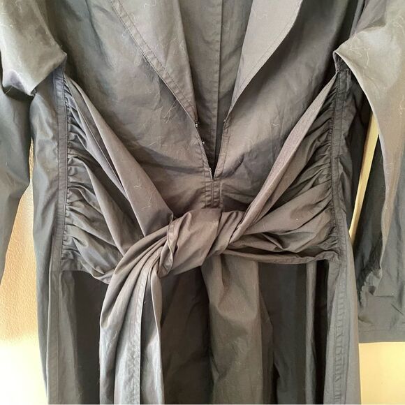 L’Academie Lindsi Lane The Draya Mini Dress Black cotton sash tie shirt Revolve - Picture 10 of 11